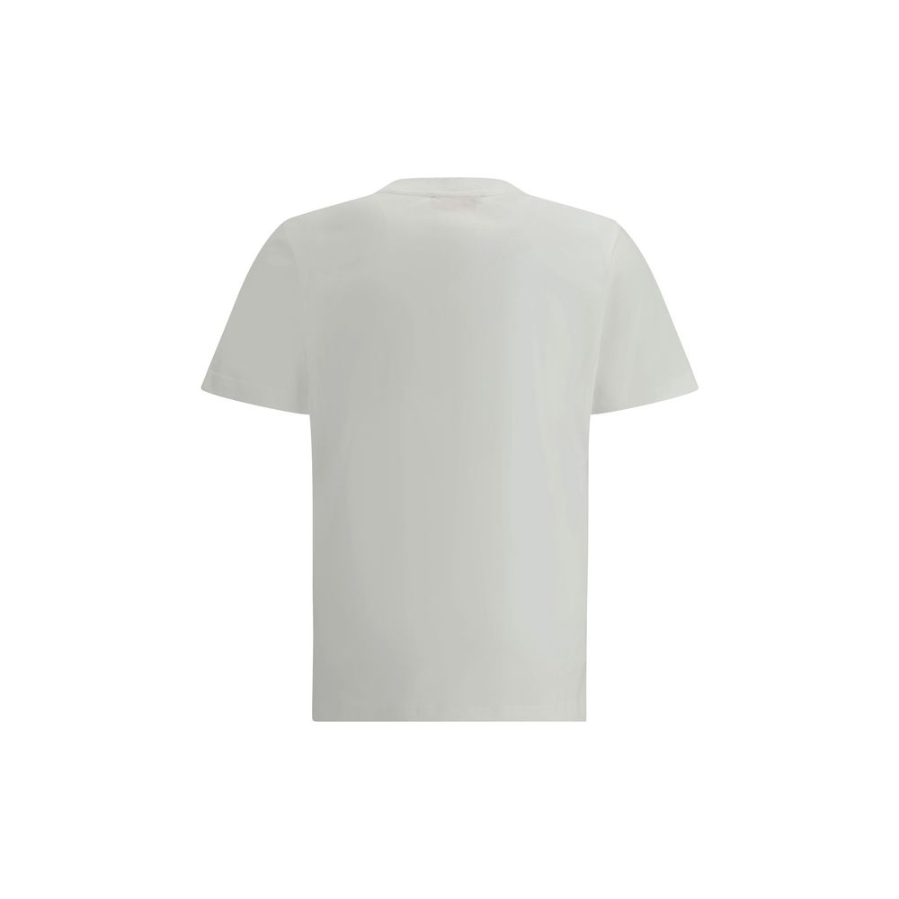 Marni White Cotton T-Shirt with Patch for Effortless Luxury Style