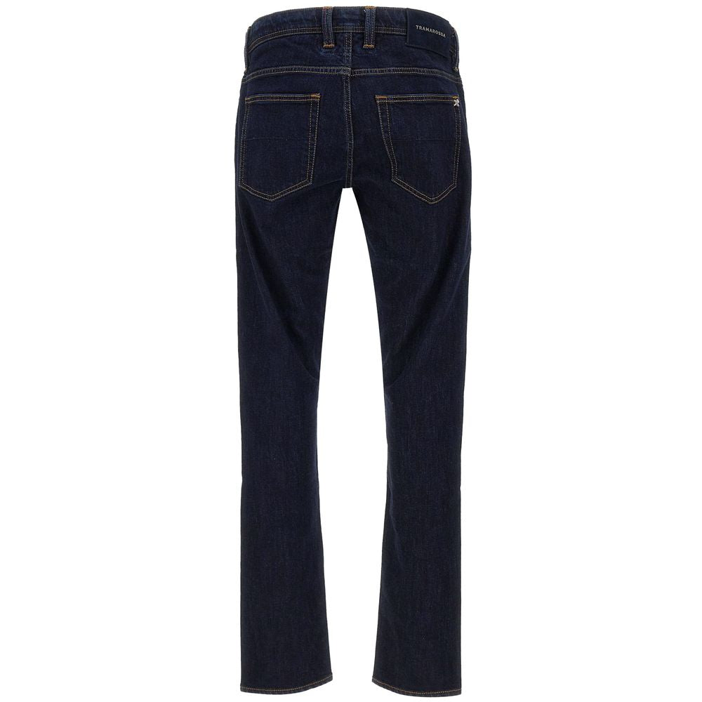 Tramarossa Blue Cotton Jeans for Elevated Style