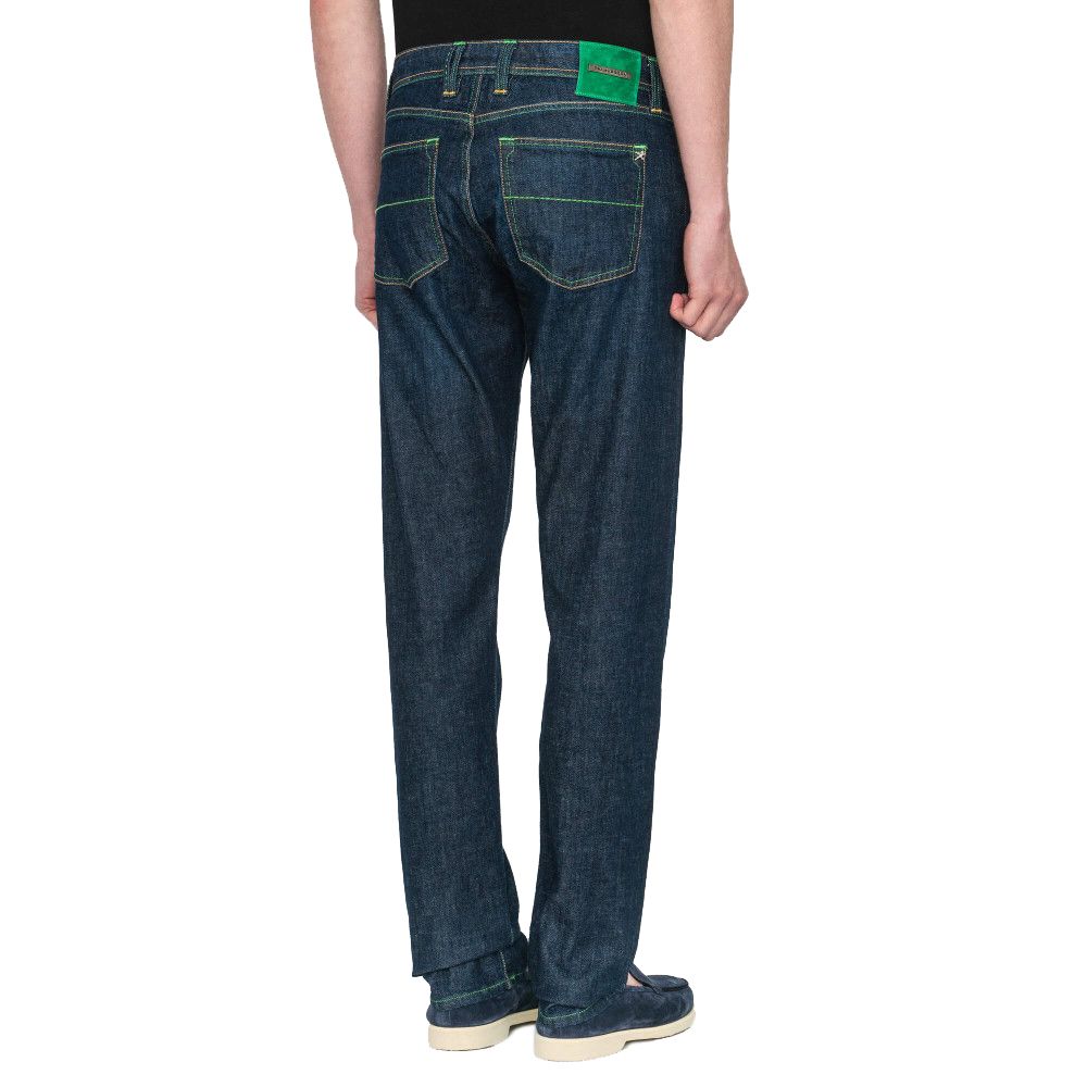 Tramarossa Blue Cotton Jeans & Pant for Elevated Style
