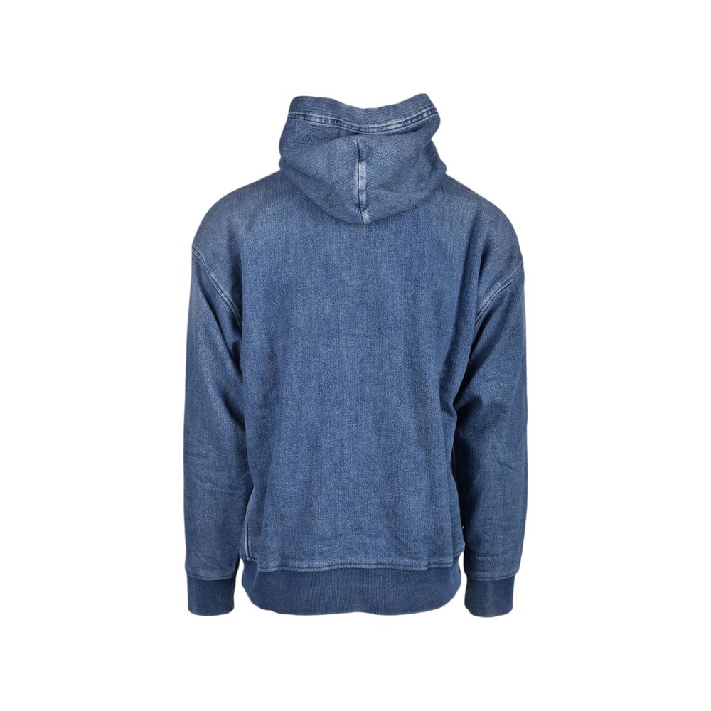 Diesel Blue Cotton Sweater for Contemporary Elegance