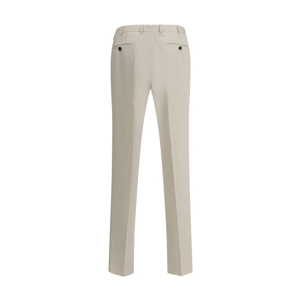 ZEGNA Navy Wool Suit Pants for Timeless Sophistication