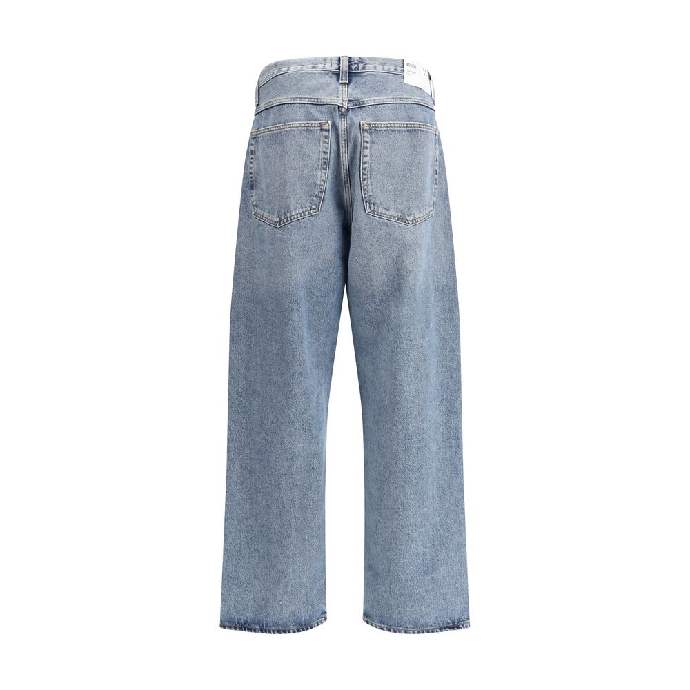 Agolde Blue Denim Jeans: Timeless Elegance in Premium Denim