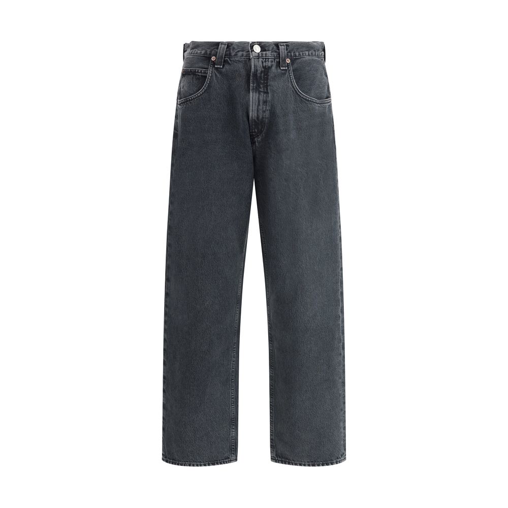 Agolde Blue Denim Jean - Agolde Fusion Jean - Effortless Elegance in Denim