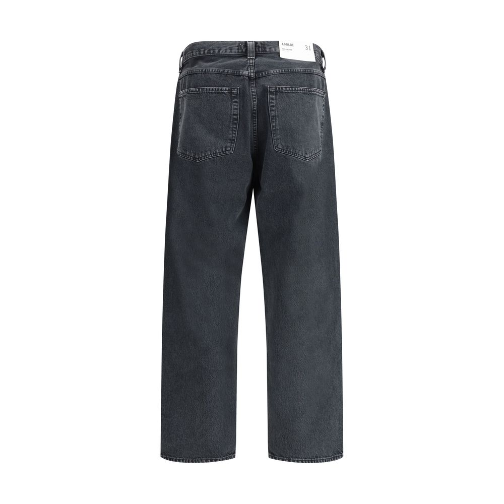 Agolde Blue Denim Jean - Agolde Fusion Jean - Effortless Elegance in Denim