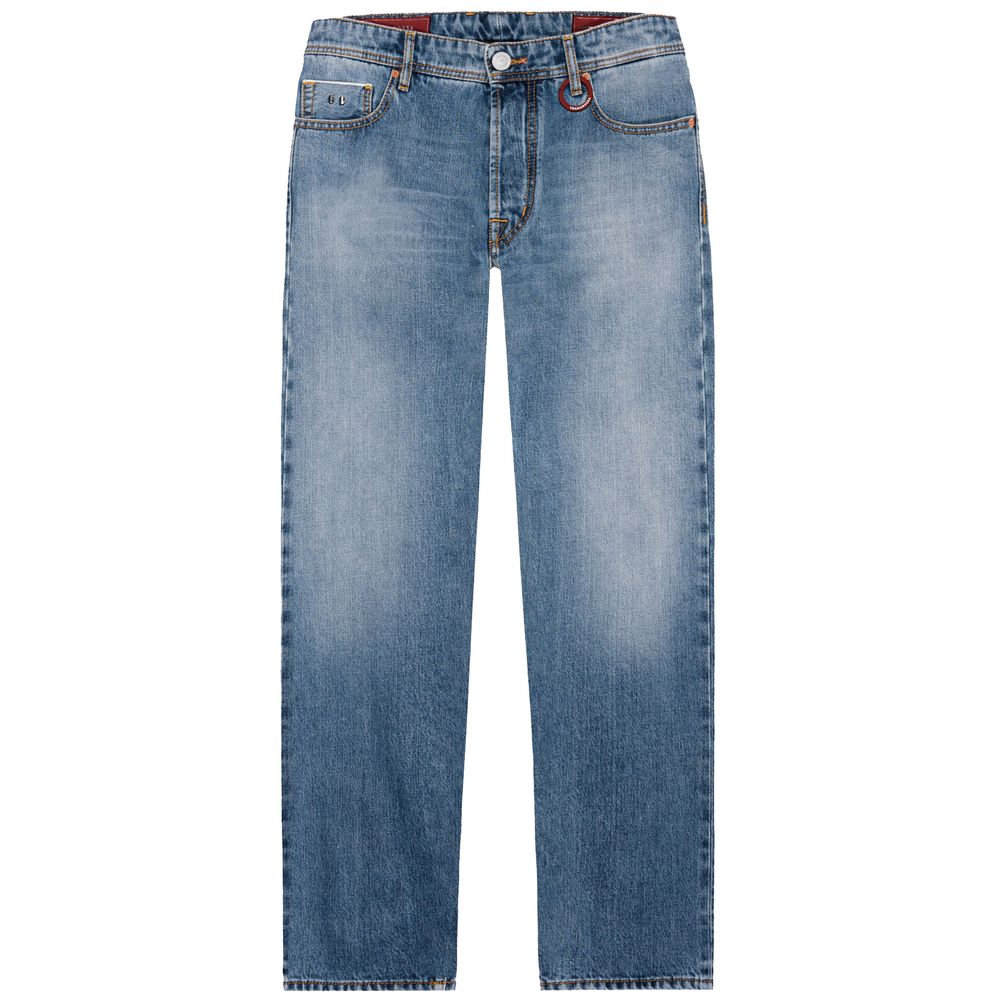 Tramarossa Blue Cotton Jeans & Pant for Timeless Style