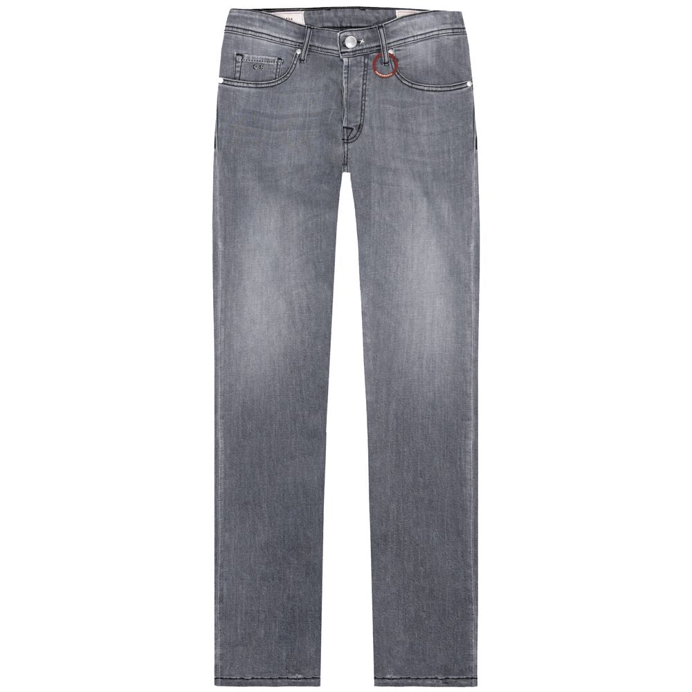 Tramarossa Blue Cotton Jeans for Elevated Style