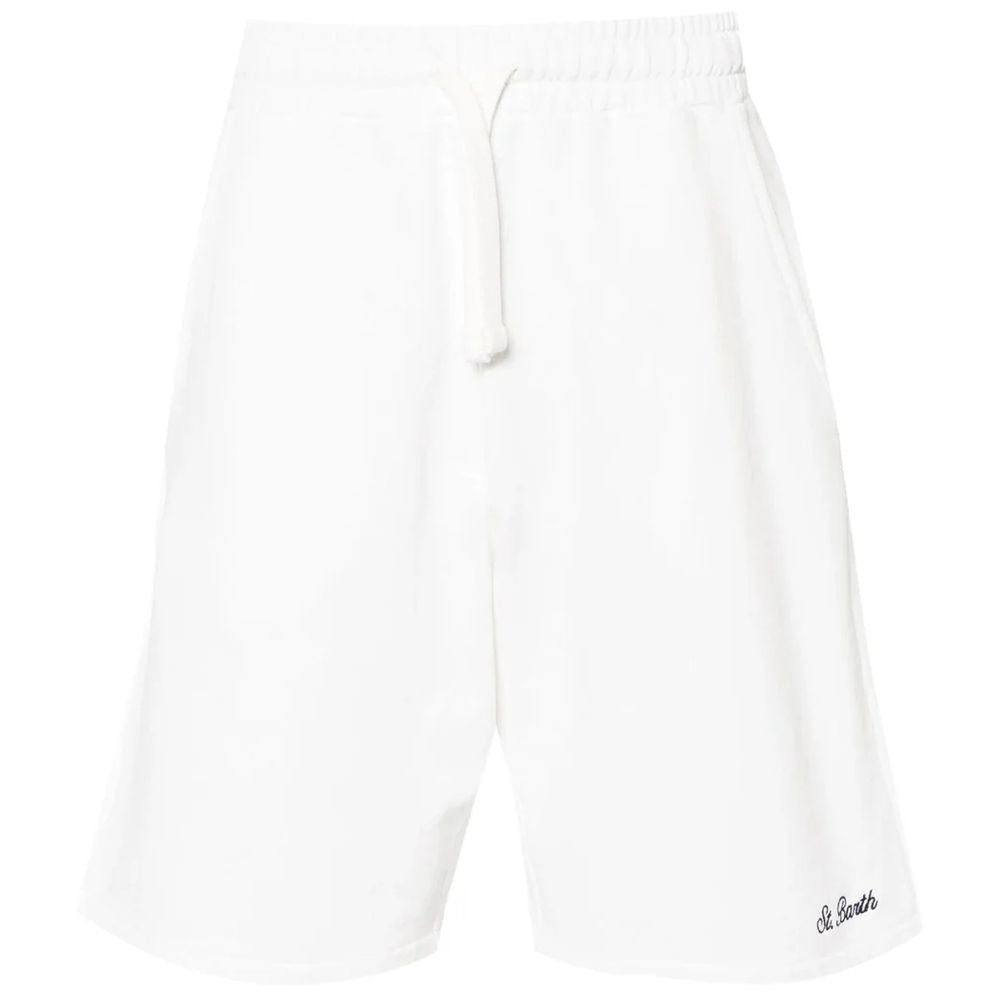 MC2 Saint Barth White Cotton Short for Effortless Elegance