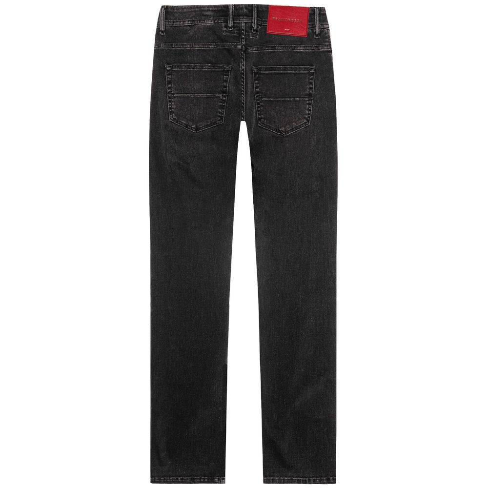 Tramarossa Black Cotton Jeans & Pant for Elevated Style