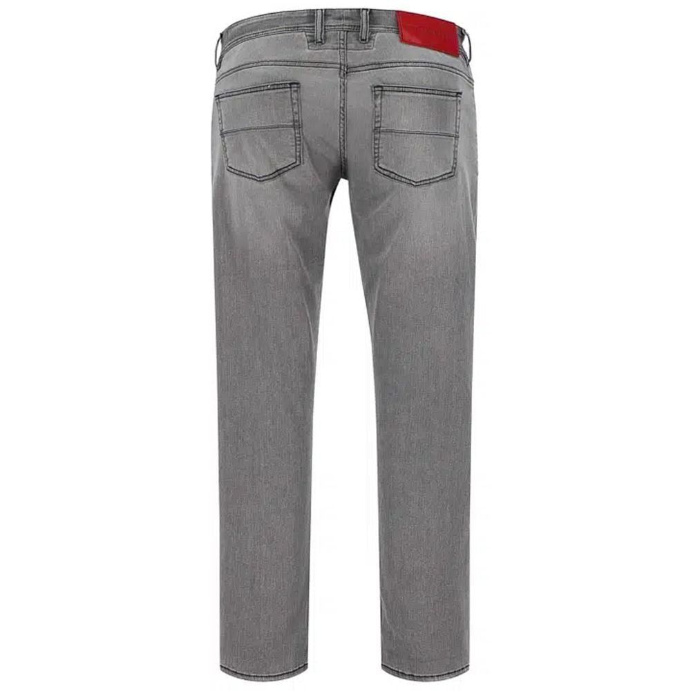 Tramarossa Gray Cotton Jeans for Timeless Elegance