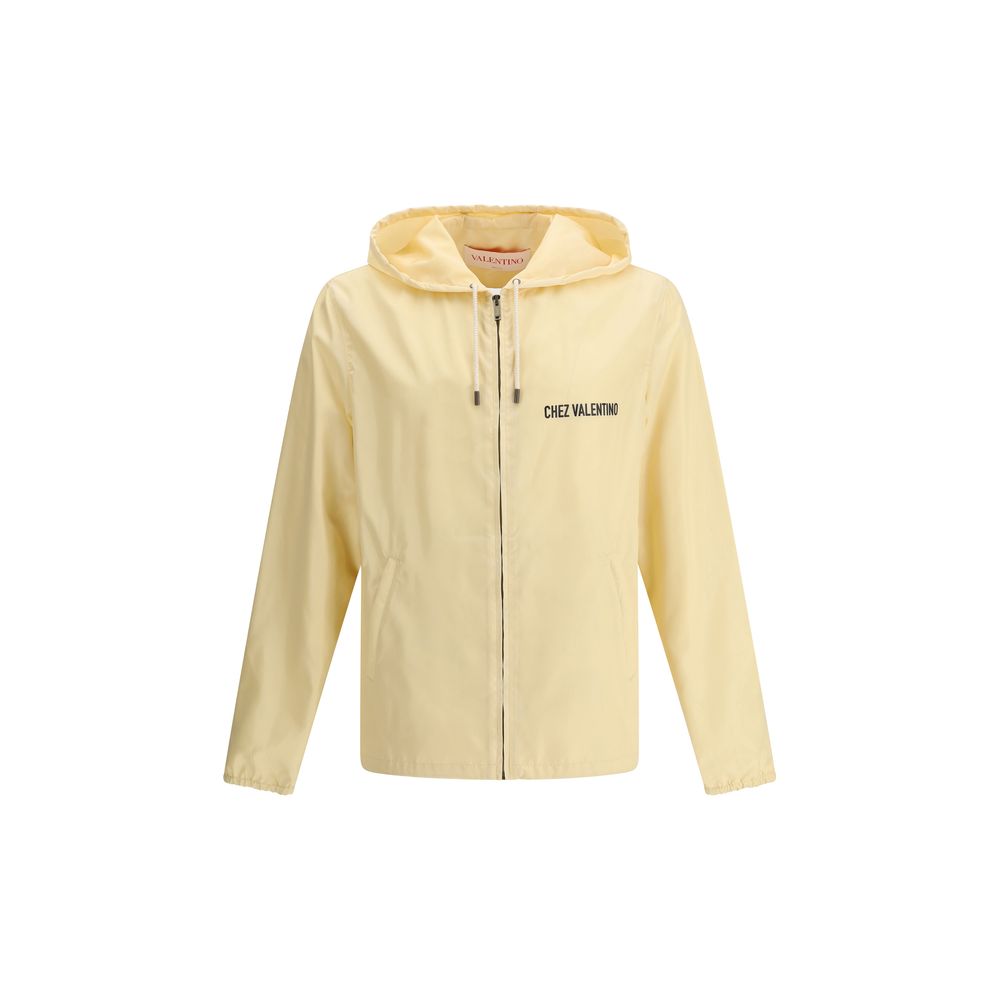 Valentino Navy Waterproof Jacket for Effortless Sophistication
