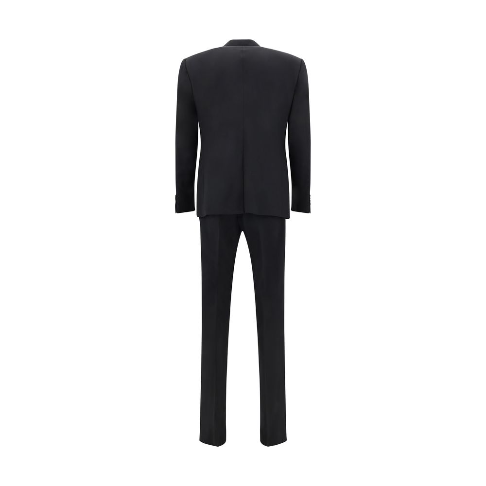 Dolce & Gabbana Navy Wool Suit for Timeless Sophistication