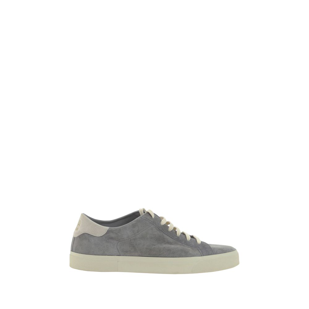 Brunello Cucinelli White Calfskin Sneakers in Luxurious Design