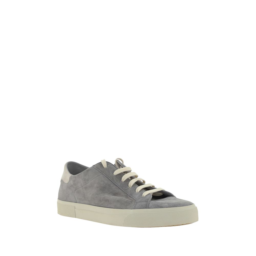 Brunello Cucinelli White Calfskin Sneakers in Luxurious Design