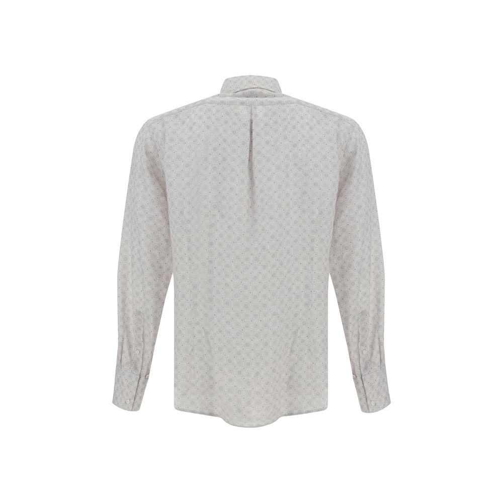 Brunello Cucinelli White Linen Shirt for Effortless Sophistication