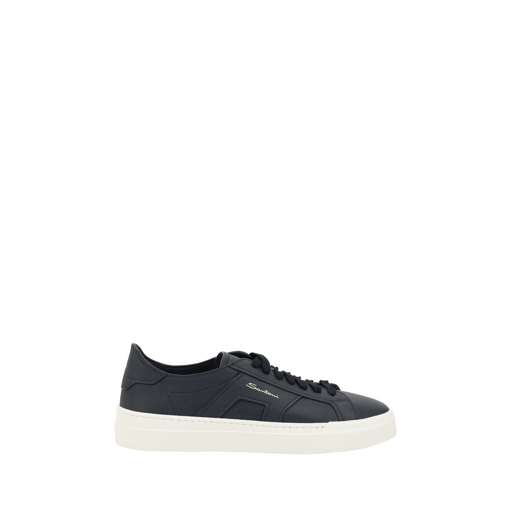 Santoni White Leather Sneakers: Unmatched Elegance in Footwear