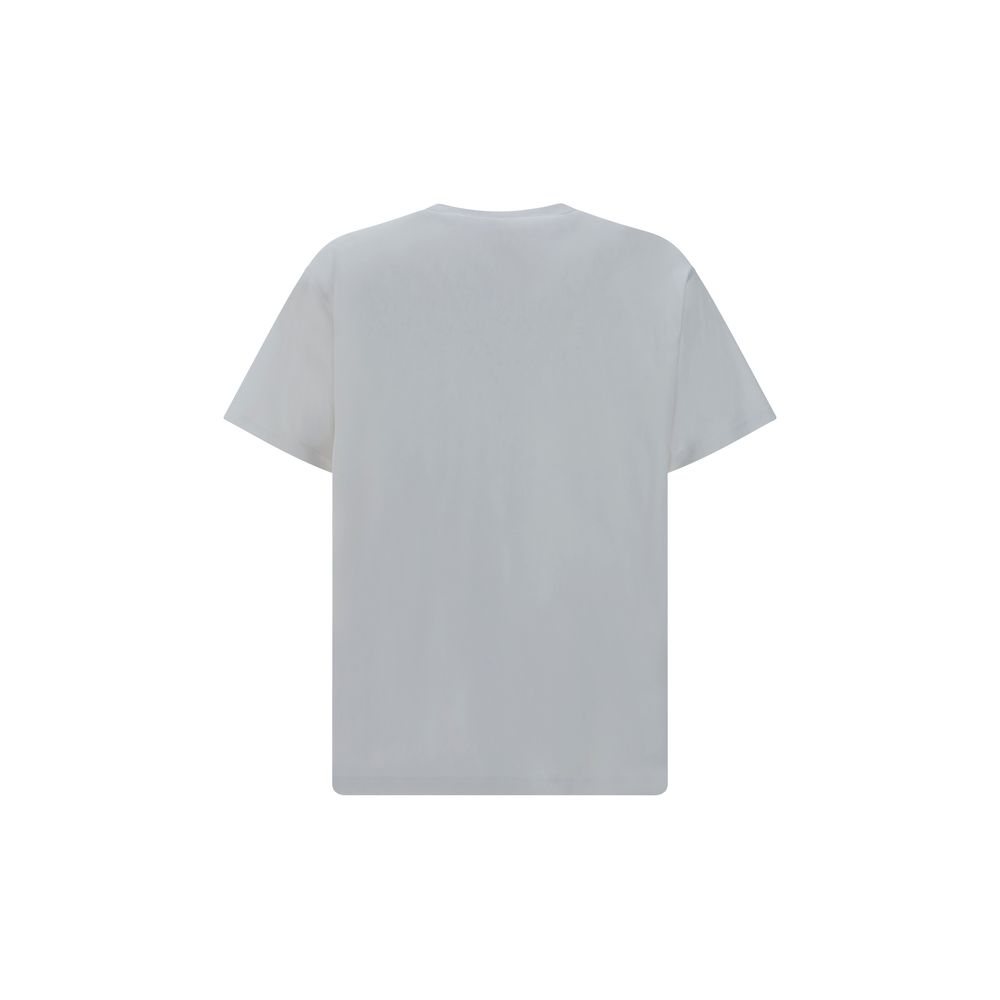 Burberry White Premium Cotton T-Shirt in Premium Cotton Elegance