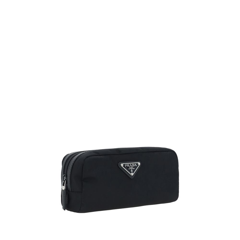 Prada Black Re-Nylon Beauty Case - Luxurious Elegance and Style