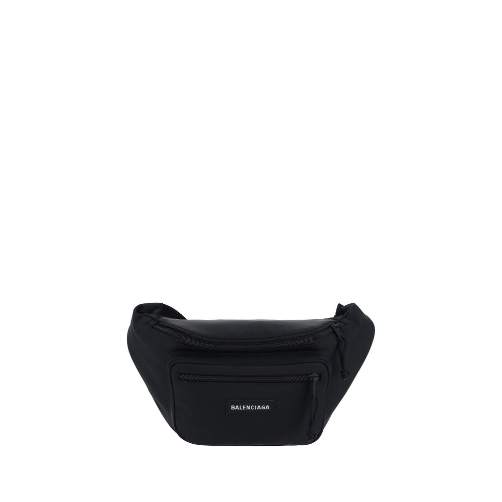 Balenciaga Black Nylon Explorer Fanny Pack - Luxury Urban Accessory