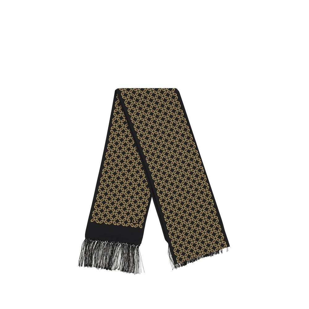 Valentino Garavani Multicolor Silk Bandeaux Chamber Scarf