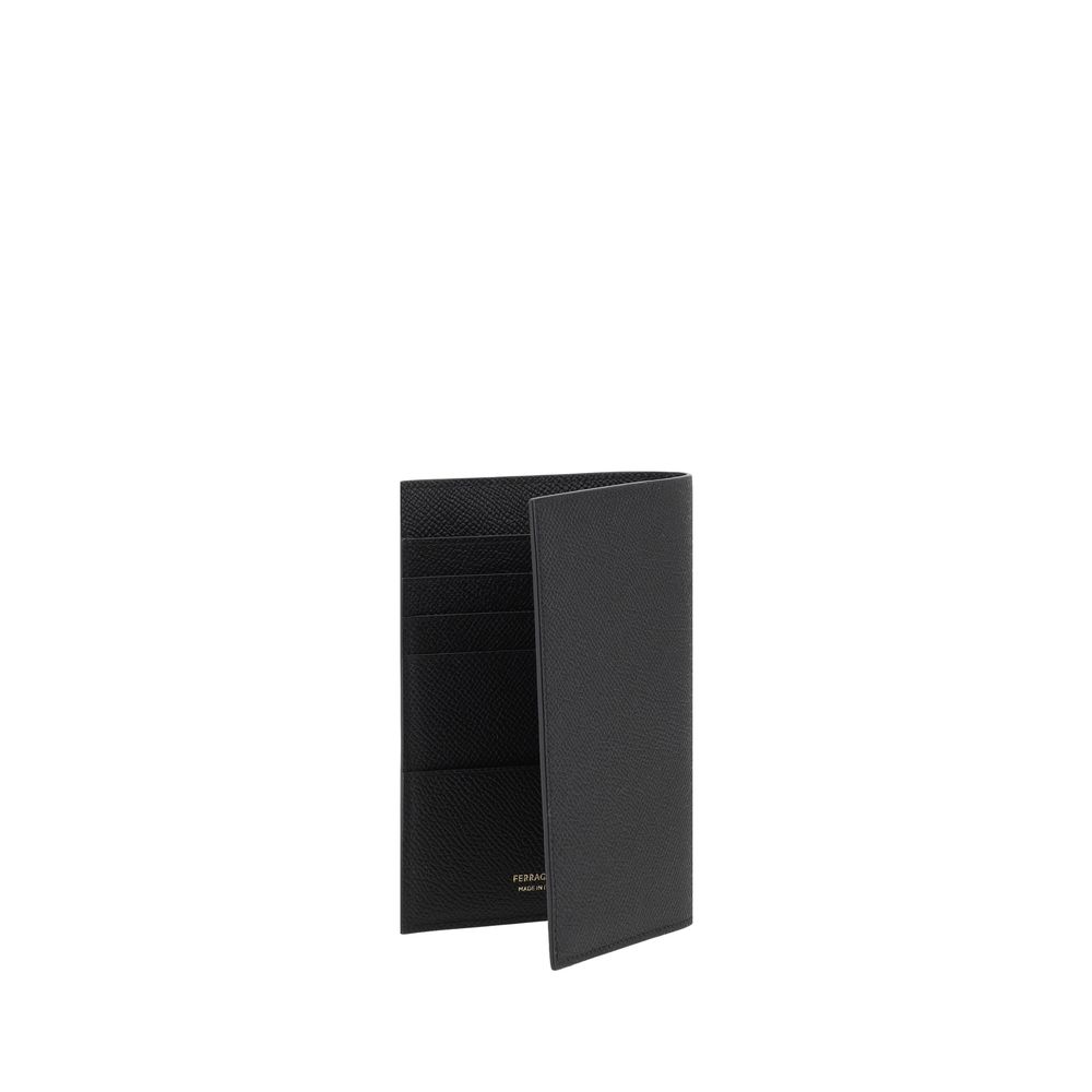Ferragamo Black Premium Leather Document Case
