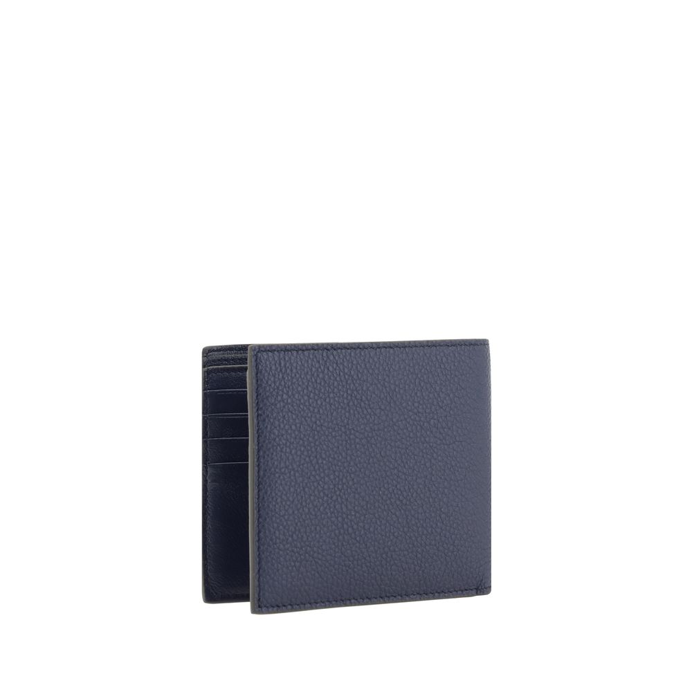 Balenciaga Black Premium Leather Bifold Wallet