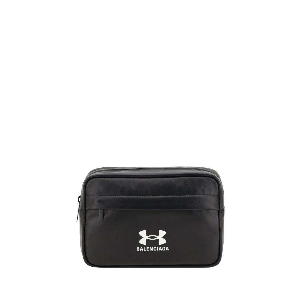 Balenciaga Black Premium Leather Beauty Case