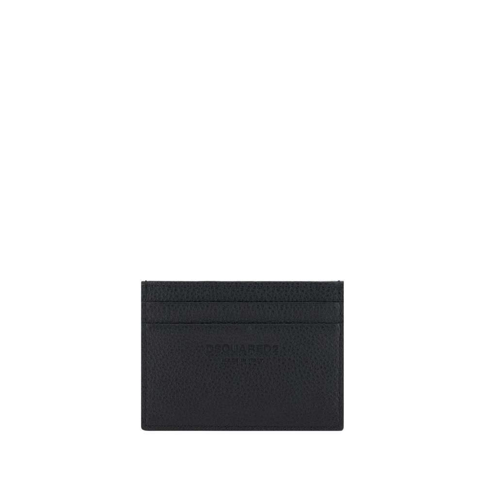 Dsquared² Black Premium Calfskin Card Holder