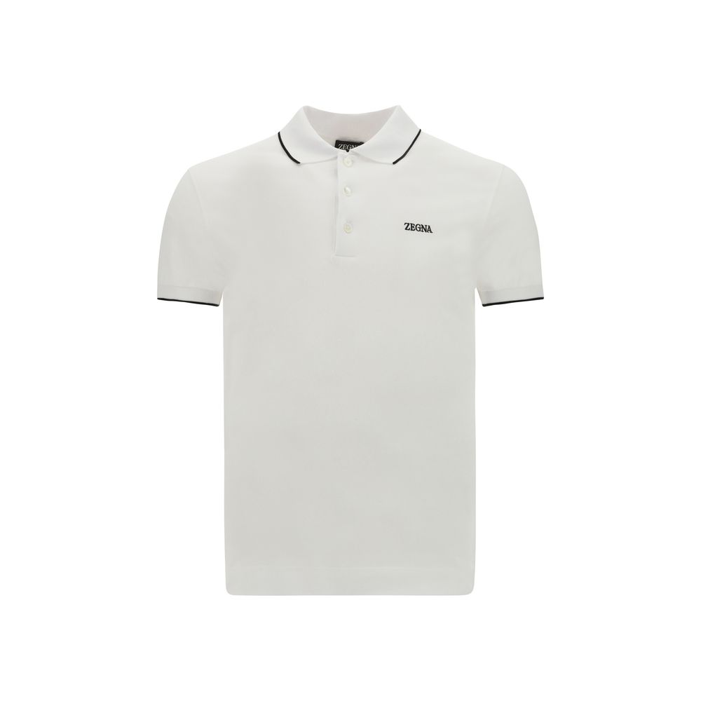 ZEGNA White Cotton Polo Shirt: Timeless Luxury and Effortless Style