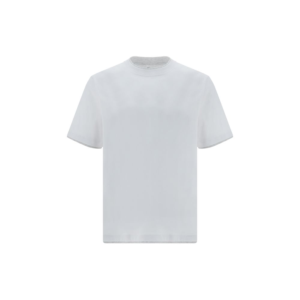 Brunello Cucinelli White Premium Cotton T-Shirt