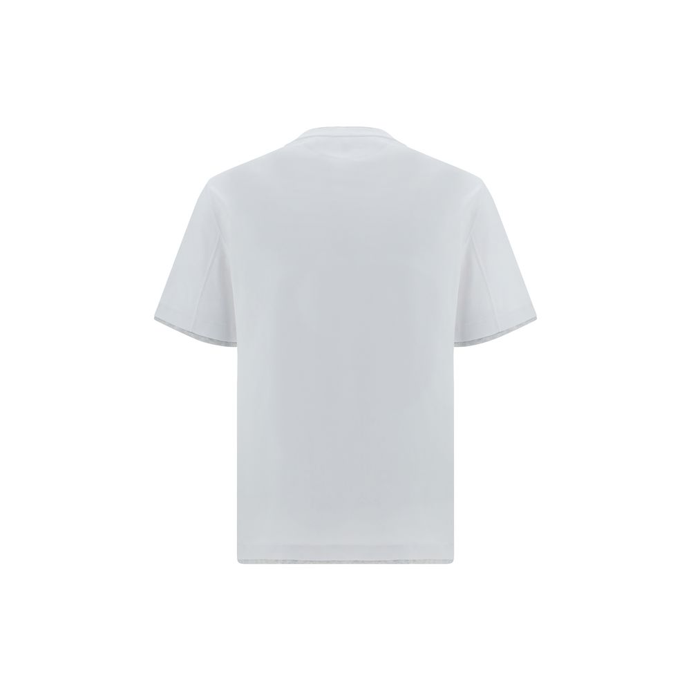 Brunello Cucinelli White Premium Cotton T-Shirt