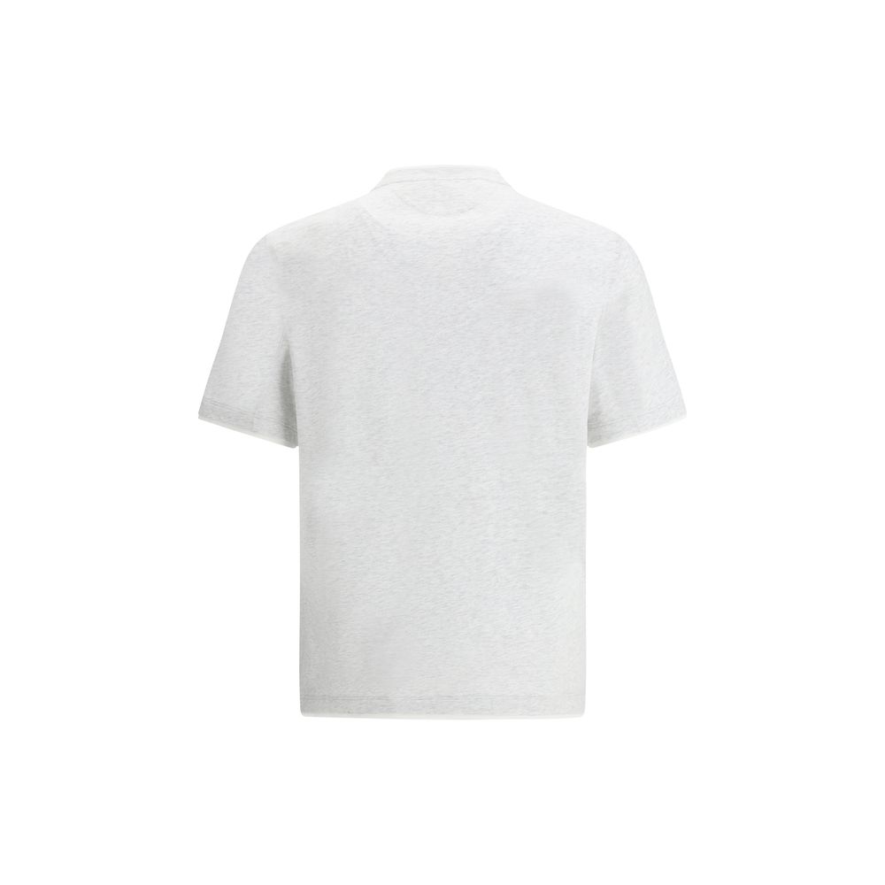 Brunello Cucinelli White Premium Cotton T-Shirt