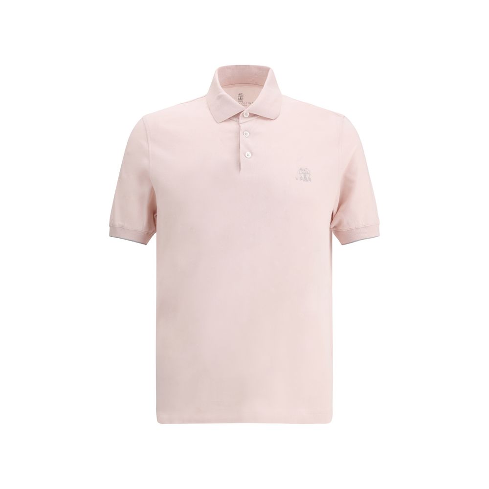 Brunello Cucinelli Navy Premium Cotton Polo Shirt