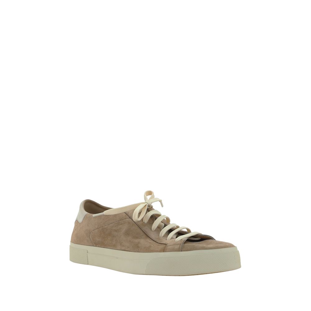 Brunello Cucinelli White Premium Calfskin Sneakers