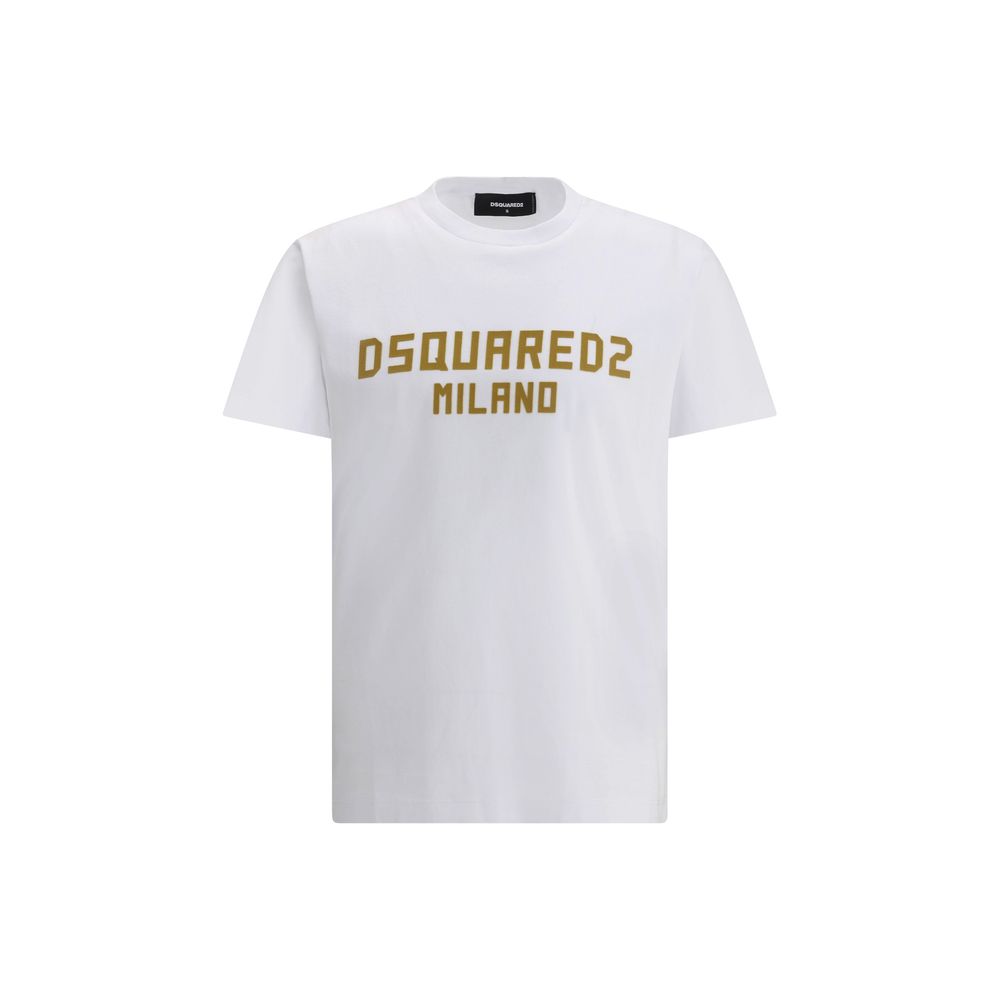 Dsquared² White Premium Cotton T-Shirt with Iconic Monogram