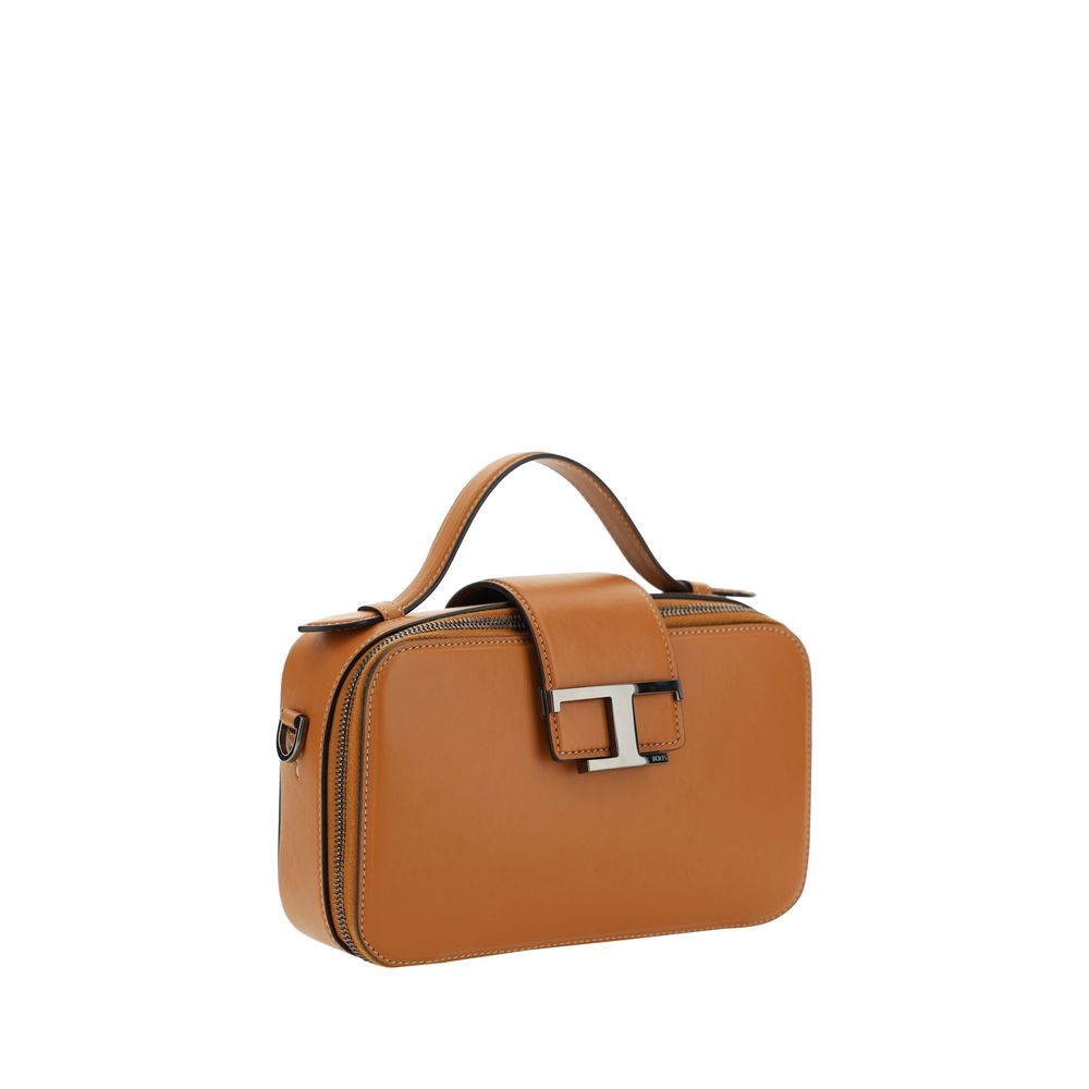 Tod's Black Leather Camera Mini Shoulder Bag - Exquisite Italian Craftsmanship