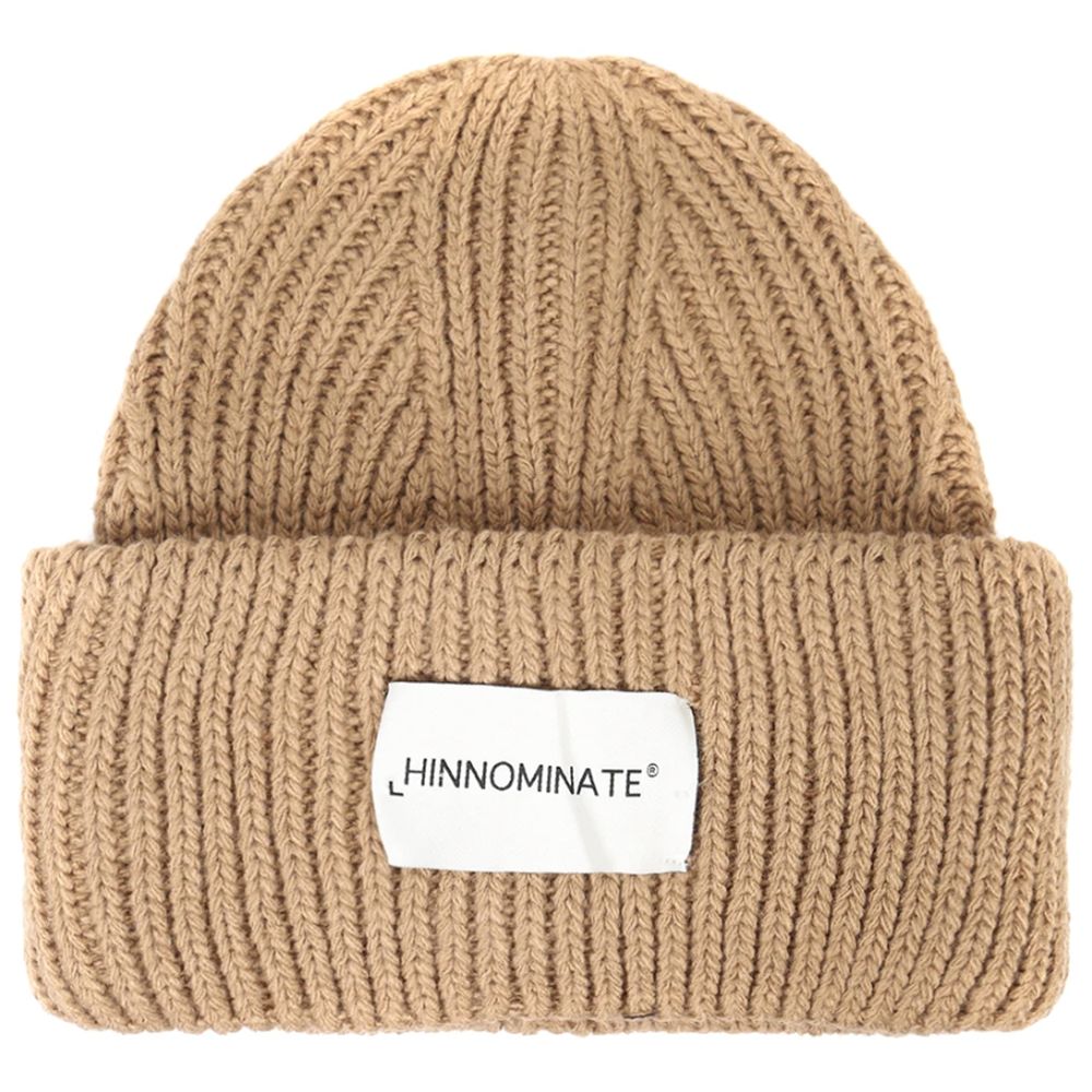Hinnominate Brown Acrylic Hat for Elevated Style