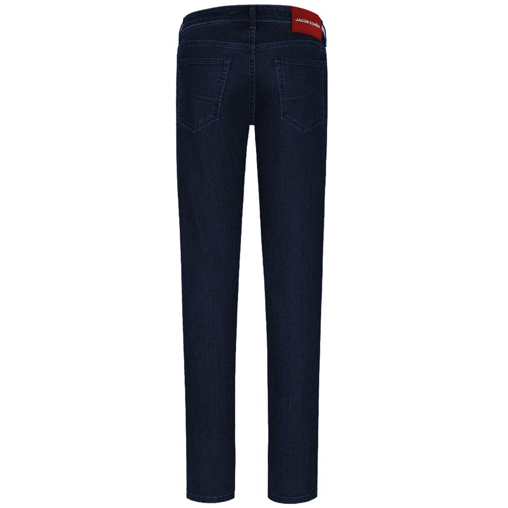 Jacob Cohen Blue Cotton Jeans for Timeless Elegance