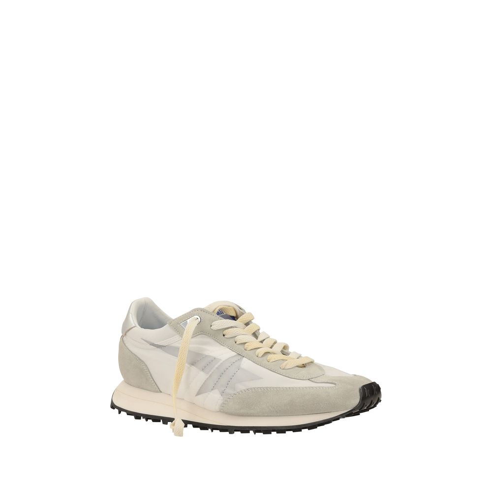 Golden Goose White Leather Running Marathon Sneakers