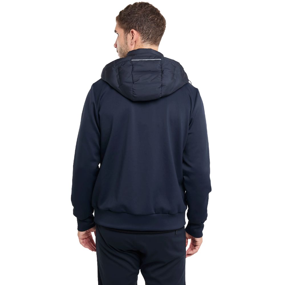 People Of Shibuya Blue Soft-Touch Nylon Jacket
