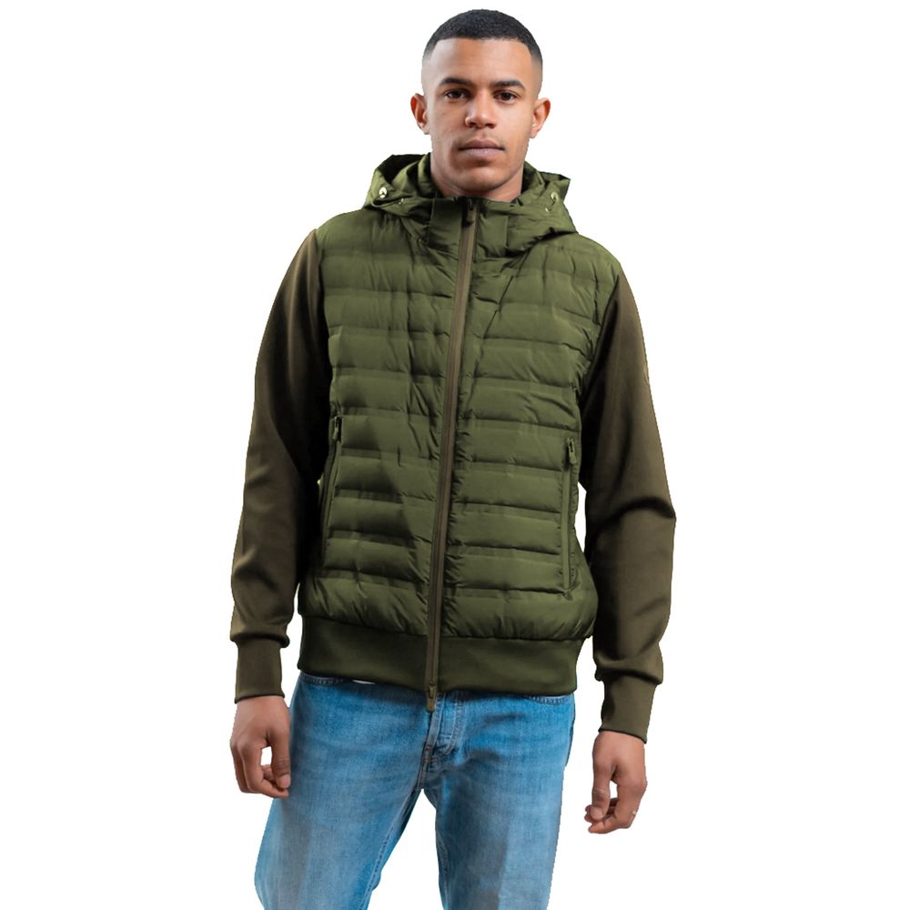 People Of Shibuya Green Matte Nylon Jacket for Urban Elegance