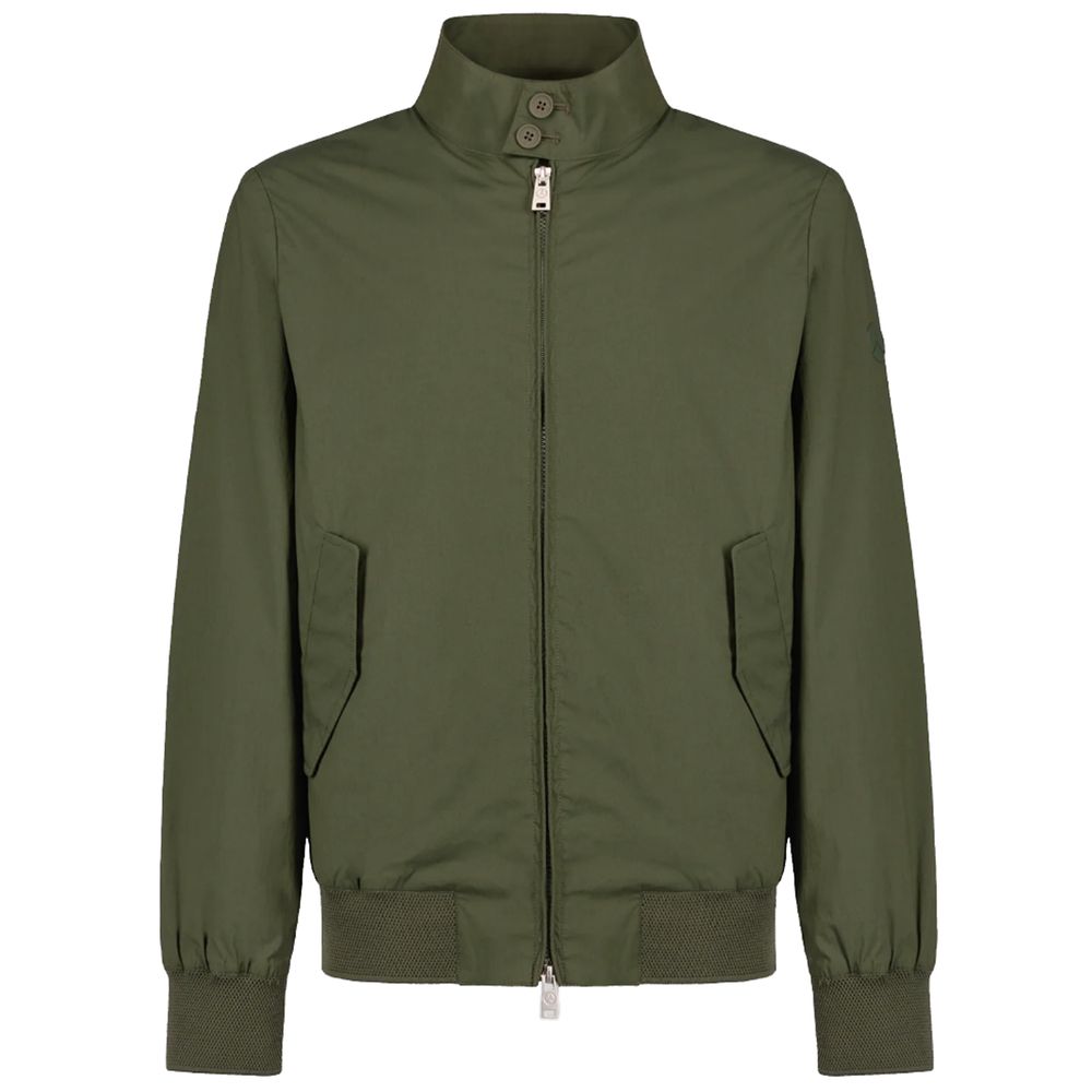 People Of Shibuya Green Cotton Jacket - Elevated Outerwear