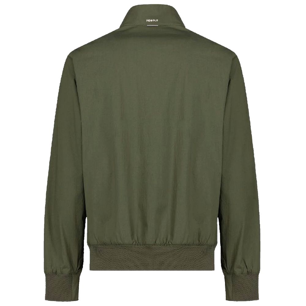 People Of Shibuya Green Cotton Jacket - Elevated Outerwear