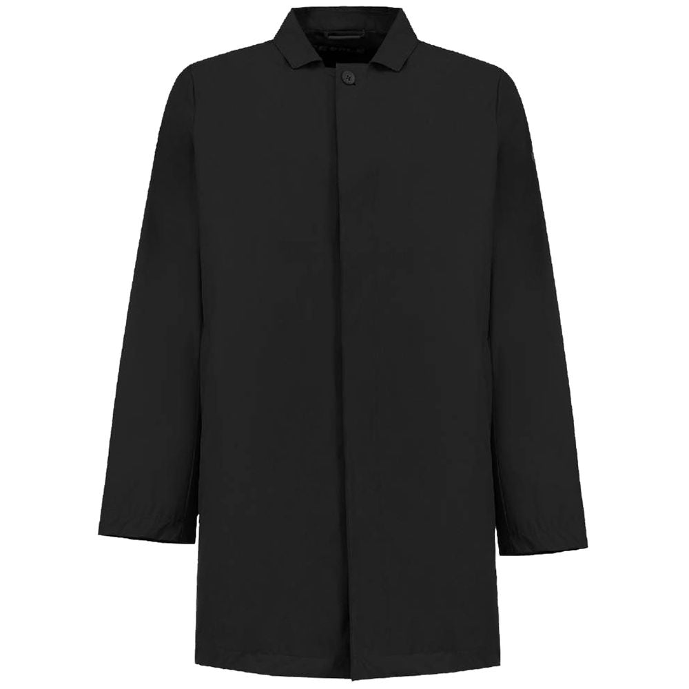 People Of Shibuya Black Recycled Cotton Trench Coat