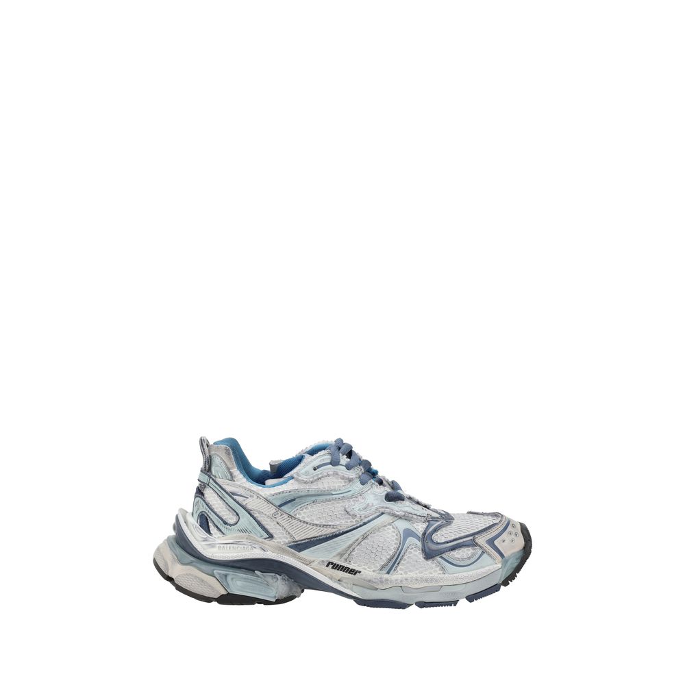 Balenciaga White Leather Runner 2 Sneakers Contemporary Luxury Footwear