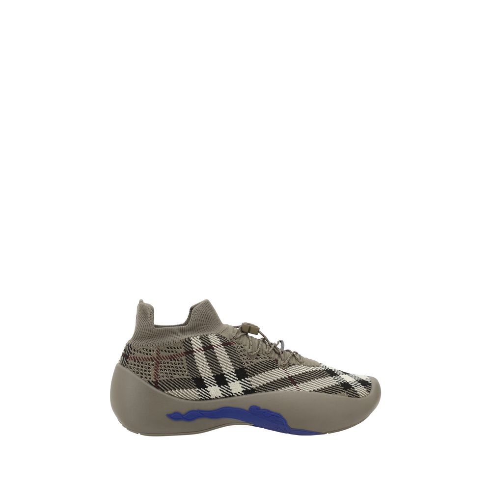 Burberry Multi Archivio Check Canvas Sneakers