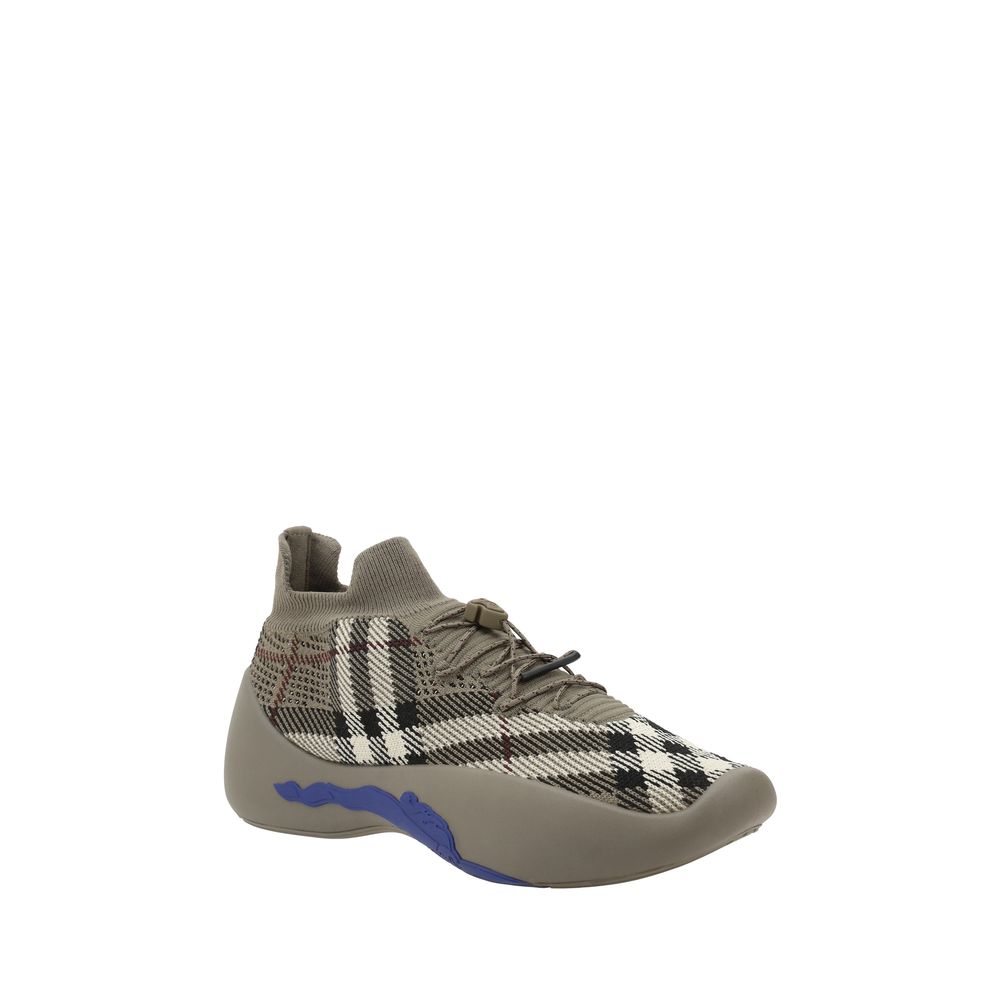 Burberry Multi Archivio Check Canvas Sneakers