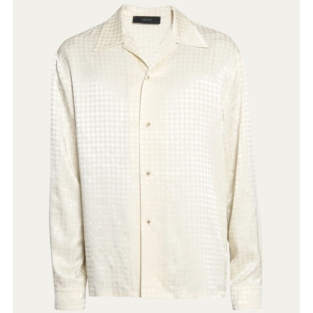 Amiri White Viscose Shirt for Elevated Sophistication