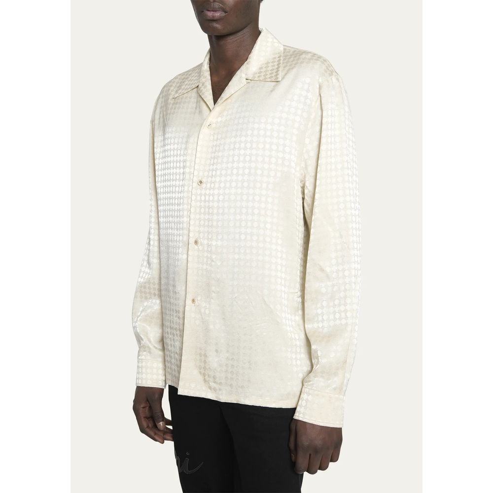 Amiri White Viscose Shirt for Elevated Sophistication