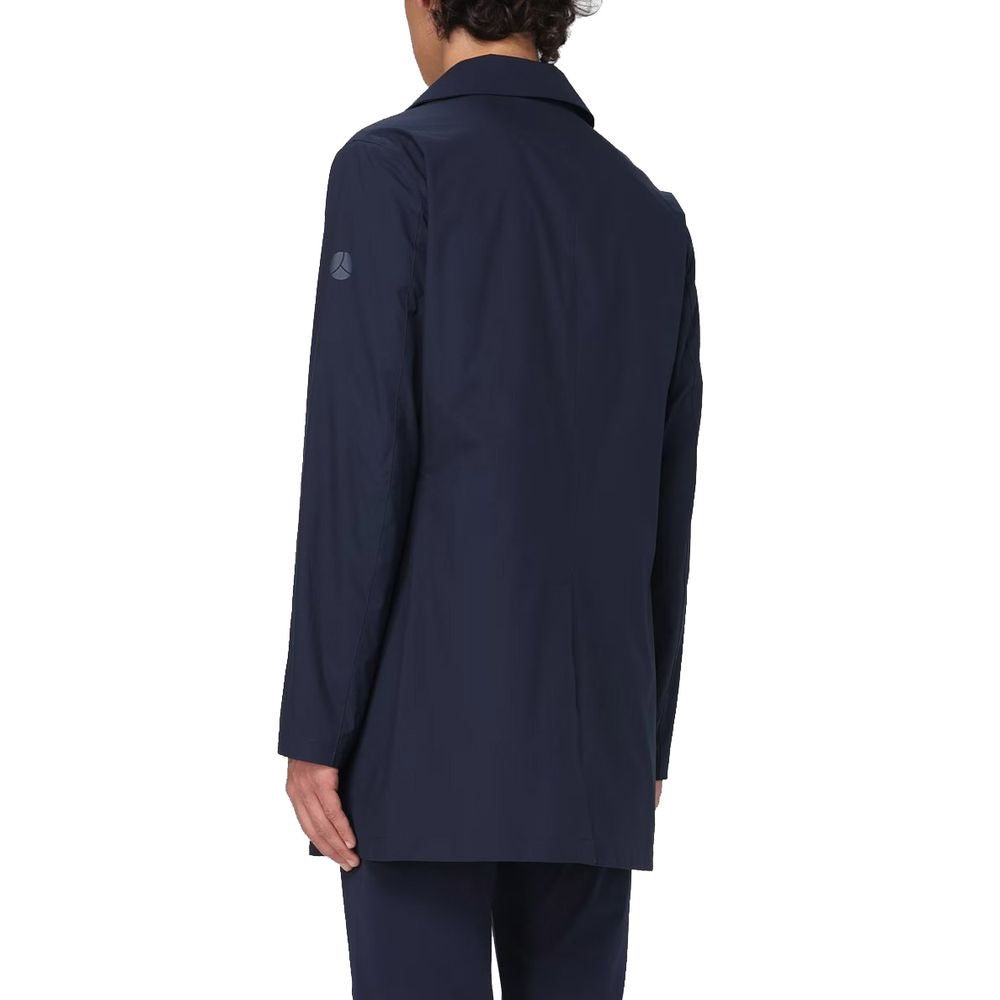People Of Shibuya Blue Recycled Fabric Jacket for Elevated Style