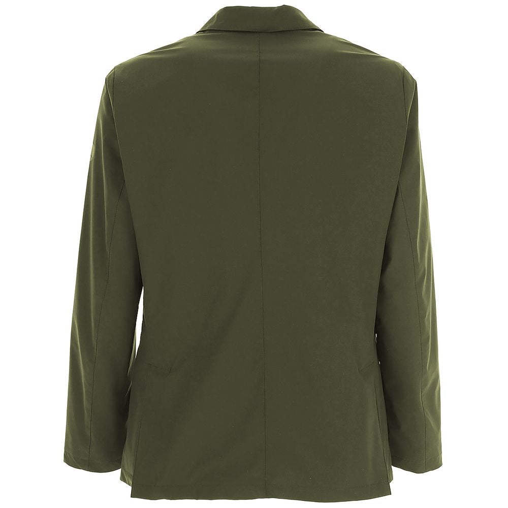 People Of Shibuya Green Wool Blazer for Effortless Elegance